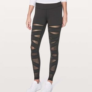 Lululemon Wunder Under Legging Tight Hi-Rise Tech Mesh 28” size 4